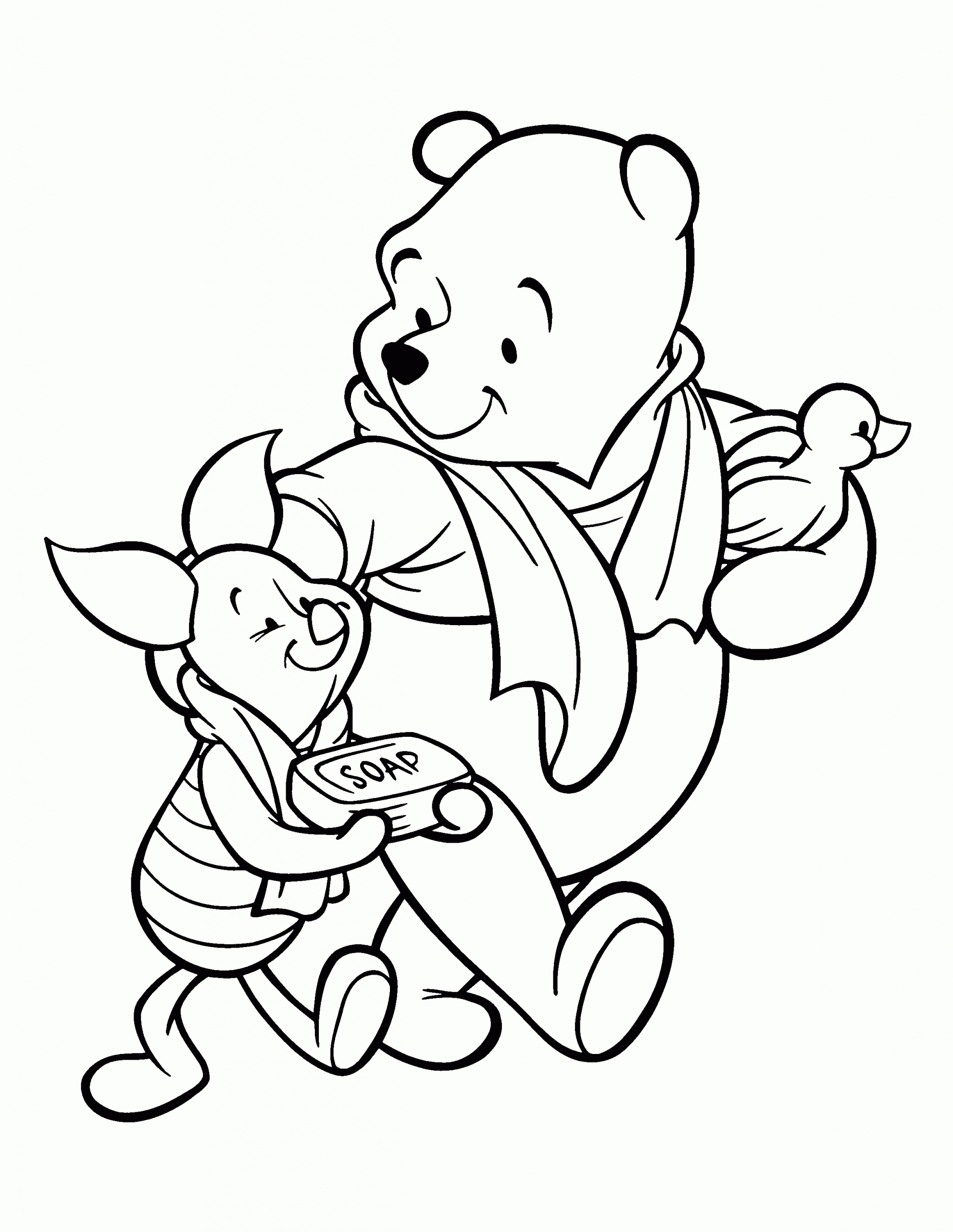 Coloriages Winnie L'Ourson : Images Et Gifs Animés Et intérieur Dessin Winnie L&amp;#039;Ourson