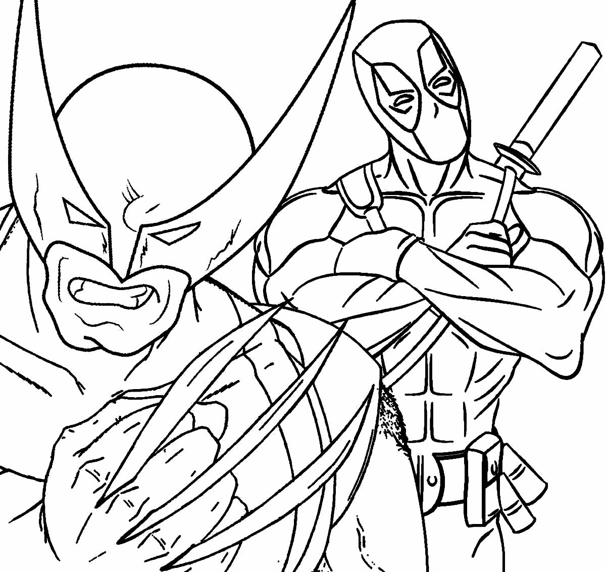 Coloriages Wolverine - Maison Bonte : Votre Guide pour Dessin Wolverine,