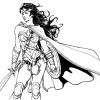 Coloriages Wonder Woman. Imprimer Super-Héros Gratuitement avec Dessin Wonder Woman