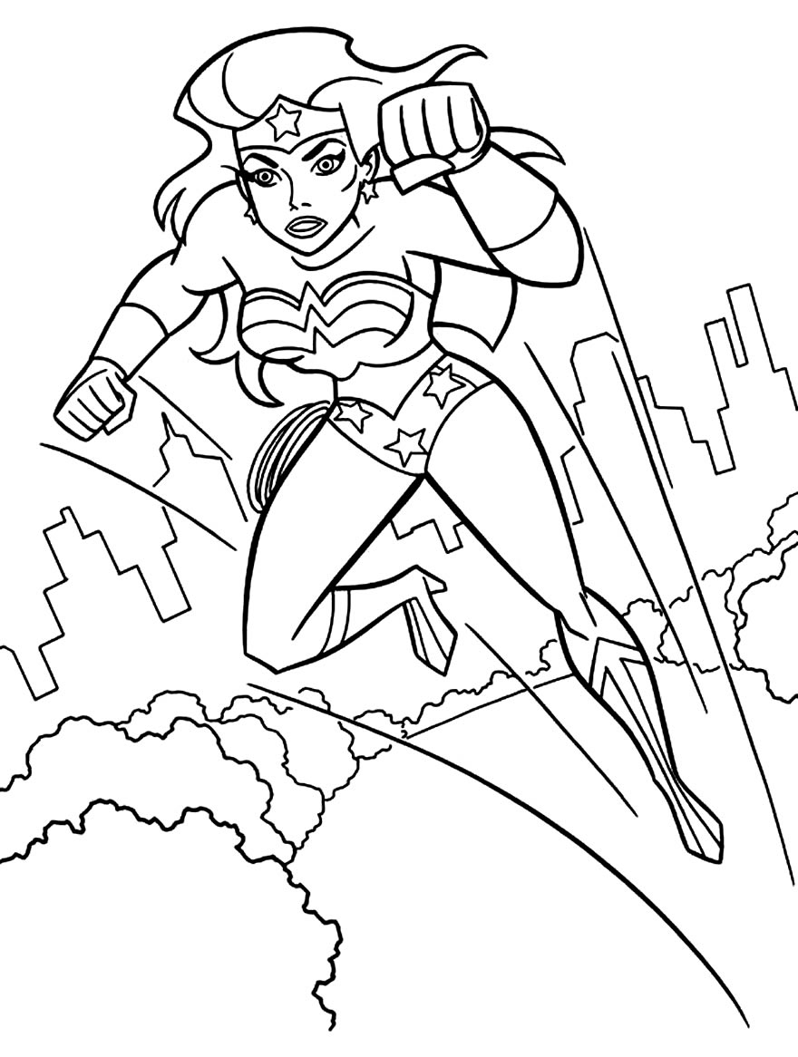 Coloriages Wonder Woman - Maison Bonte : Votre Guide intérieur Coloriage Wonder Woman