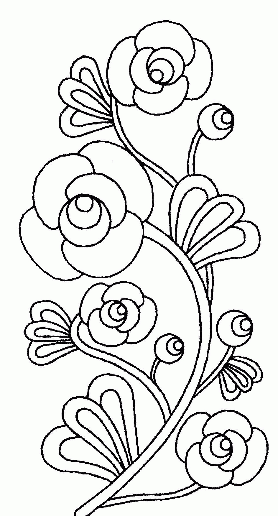 Colorier Les Dessins De Fleurs dedans Coloriage Fleur,