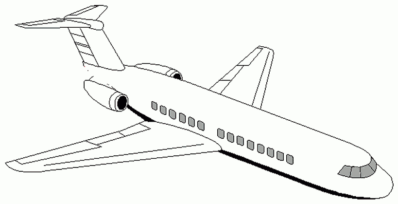 Coloring Page Airplane | Picgifs encequiconcerne Dessin Avion