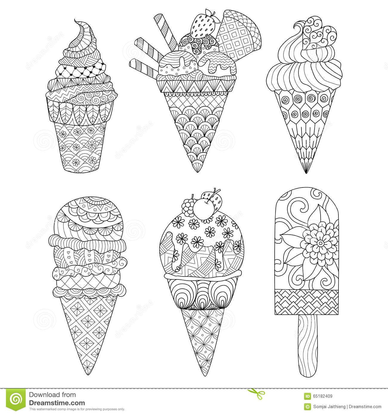 Coloring Page | Ice Cream Coloring Pages, Coloring Books concernant Coloriage Glace,