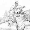 Coloring Pages: Grand Theft Auto Coloring Pages Free And concernant Coloriage Gta V