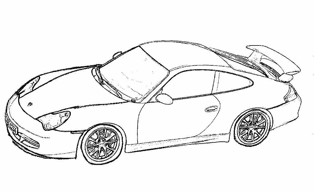 Coloring Pages Porsche - Coloring Home avec Coloriage Porsche 911