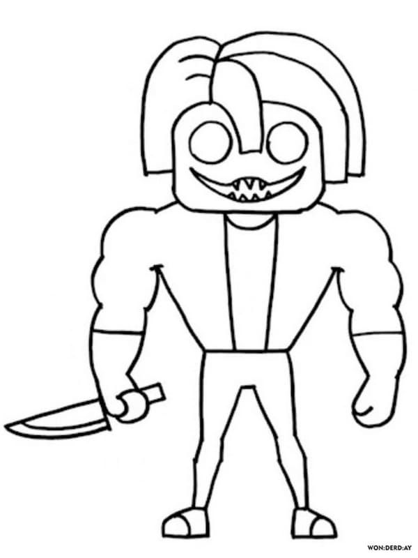 Coloring Pages Roblox. Piggy, Adopt Me And Others. Print pour Coloriage Roblox