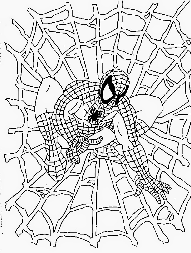 Coloring Pages: Spiderman Free Printable Coloring Pages serapportantà Coloriage Spiderman