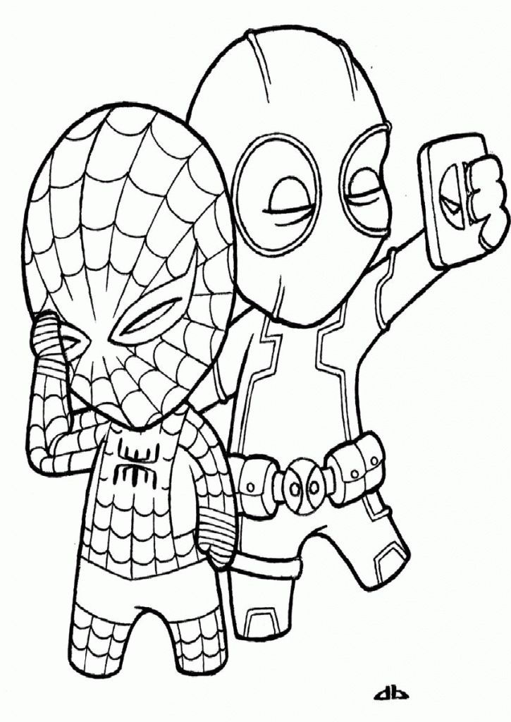 Coloring.rocks! | Spiderman Coloring, Marvel Coloring serapportantà Coloriage Deadpool,