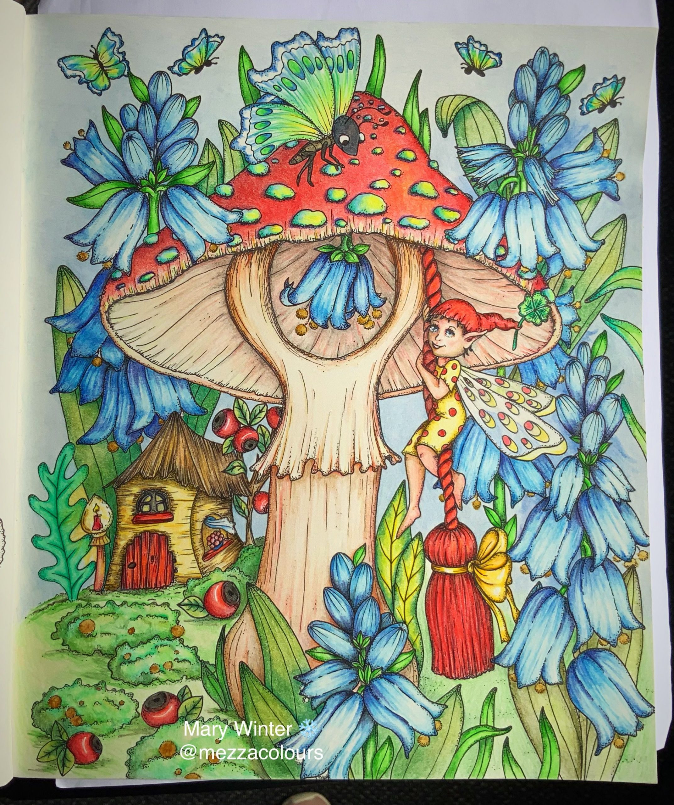 Coloured From Fairy Miracles By Klara Markova. | Coloring avec Coloriage Klara Markova,