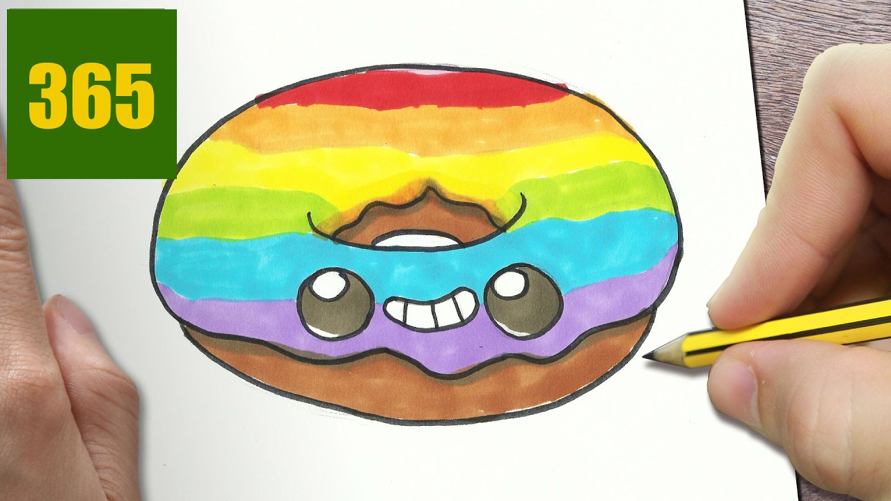 Comment Dessiner Beignet Kawaii Étape Par Étape - Dessins intérieur M&amp;amp;M&amp;#039;S Dessin Kawaii Facile