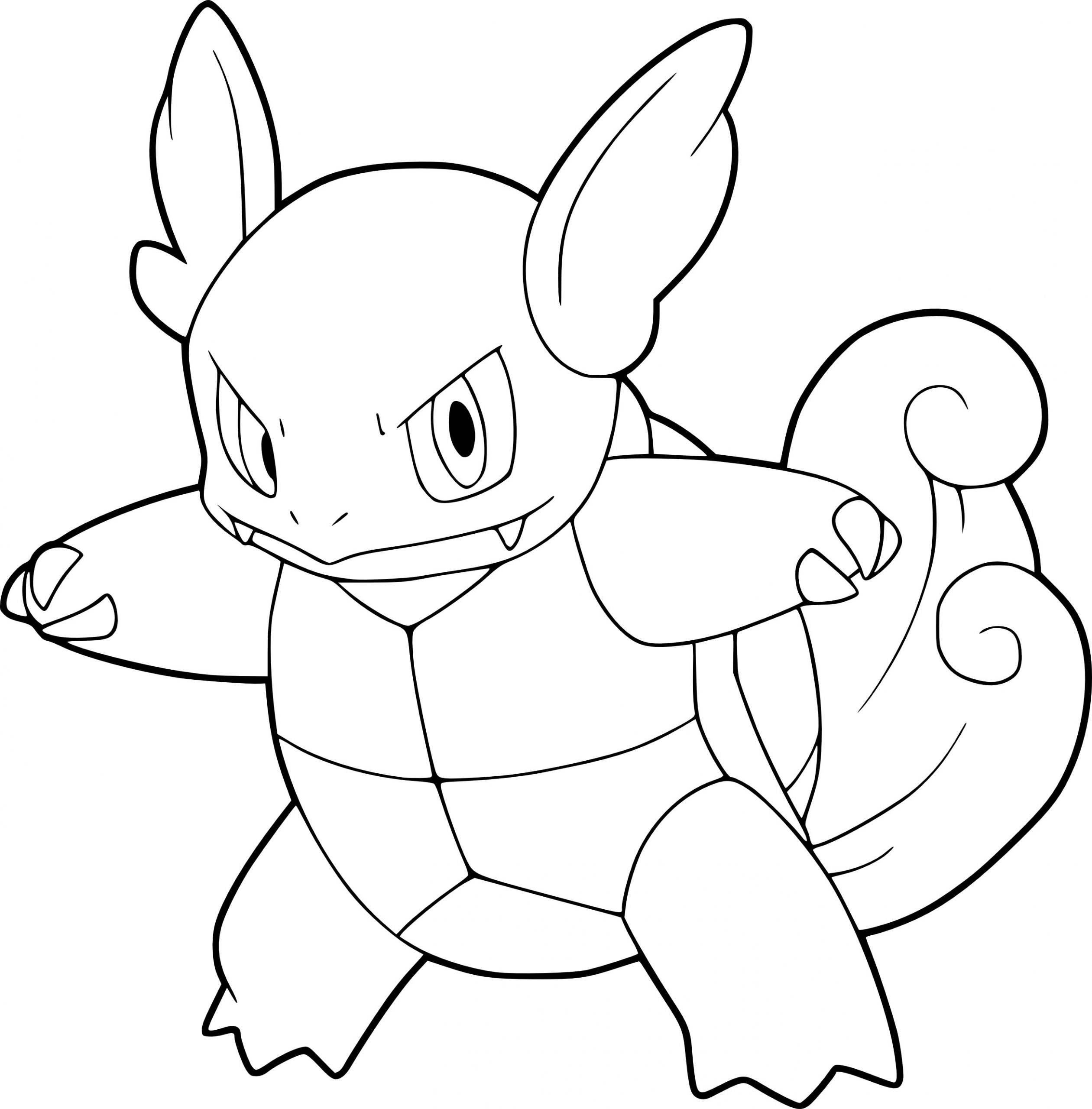 Comment Dessiner Carapuce - Les Dessins Et Coloriage dedans Coloriage Comment Dessiner Pikachu