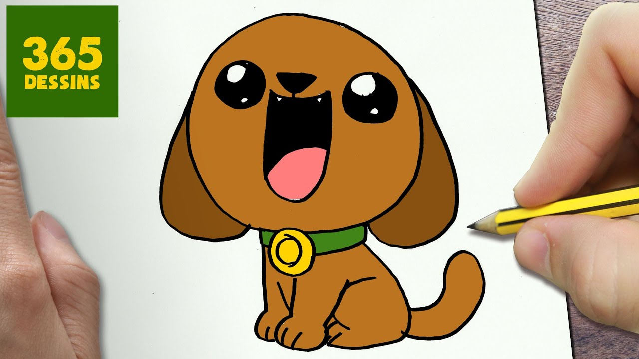 Comment Dessiner Chiot Kawaii Étape Par Étape - Dessins intérieur E Dessin Facile