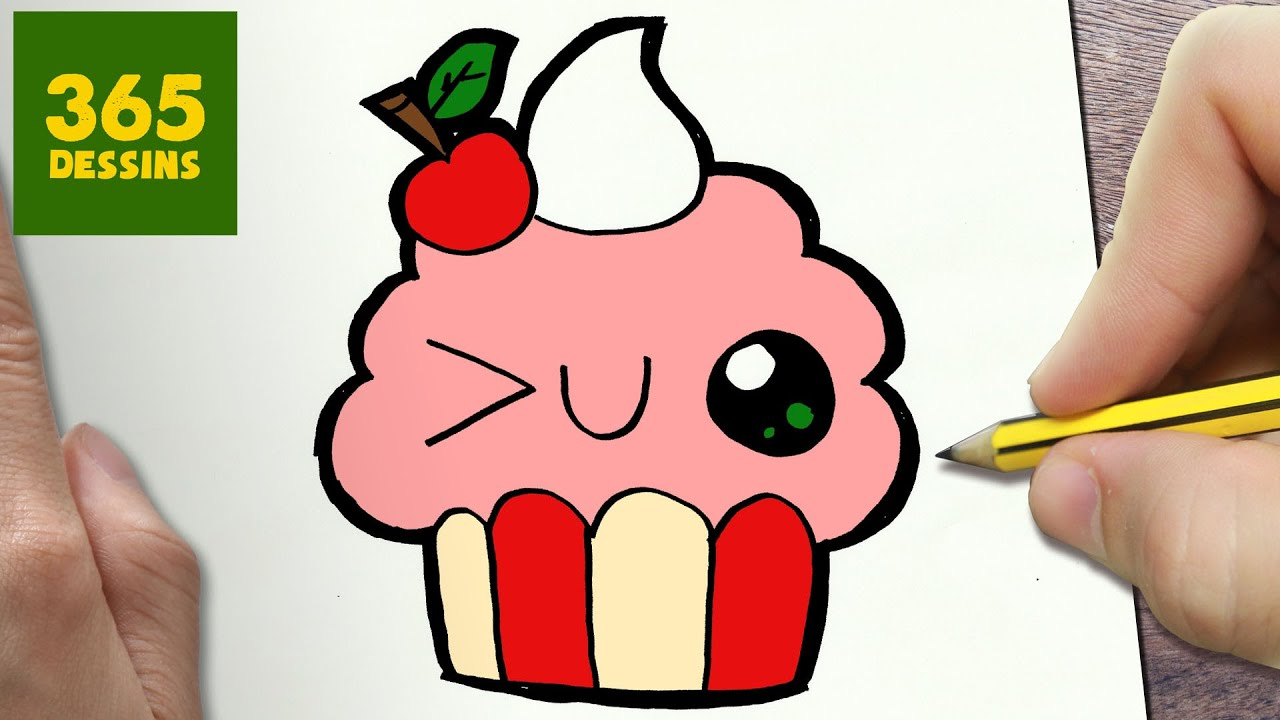 Comment Dessiner Cupcake Kawaii Étape Par Étape - Dessins tout 5 Dessin Facile A Faire