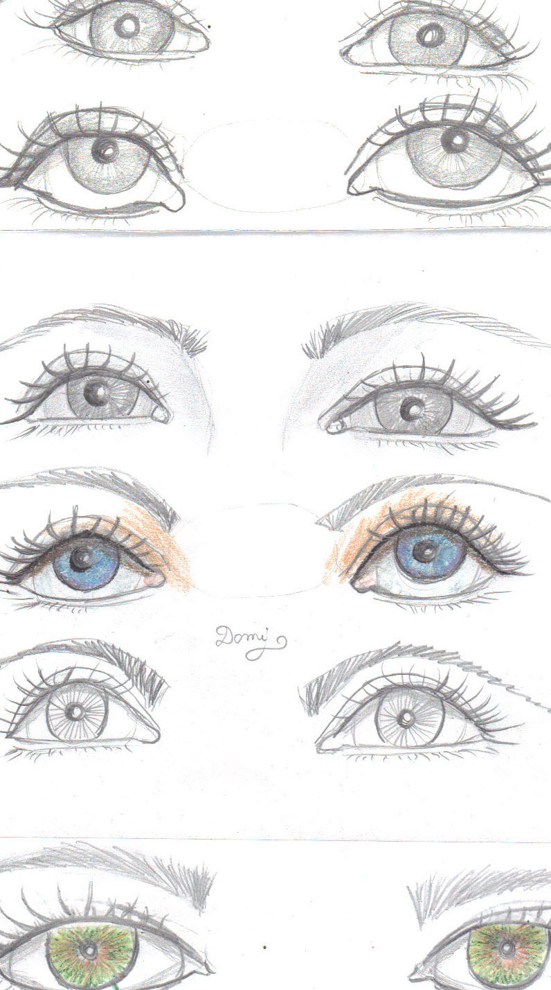 Comment Dessiner Des Yeux - Domi Dessins Et Peintures concernant Comment Dessiner U