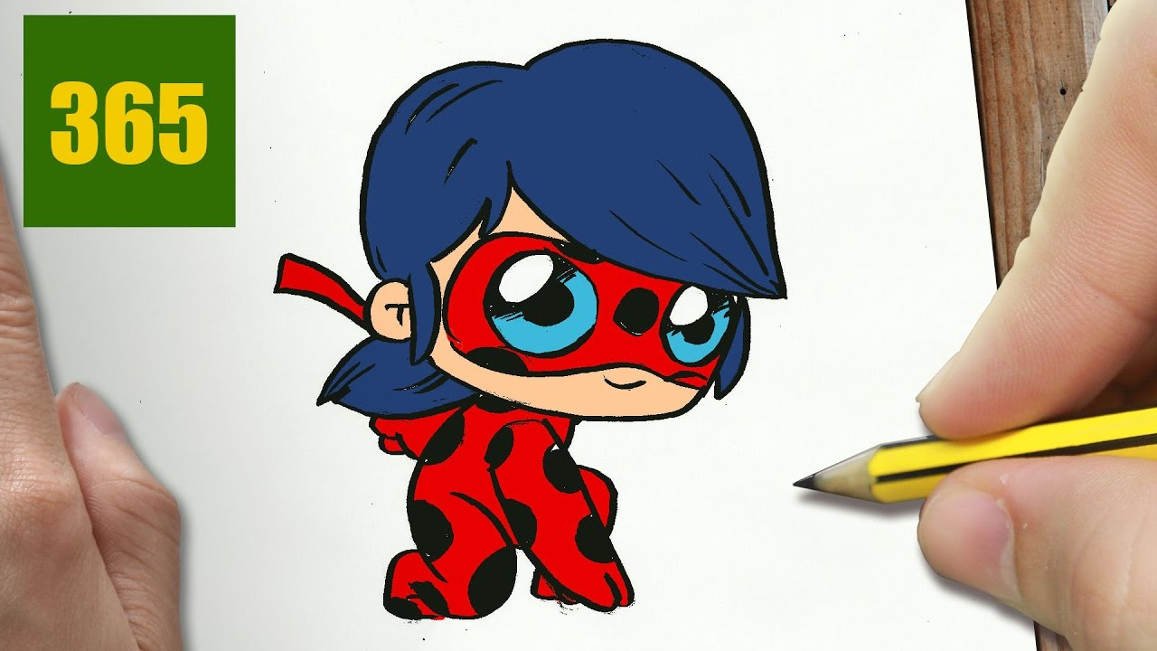 Comment Dessiner Ladybug Kawaii Étape Par Étape - Dessins dedans A Dessin Facile