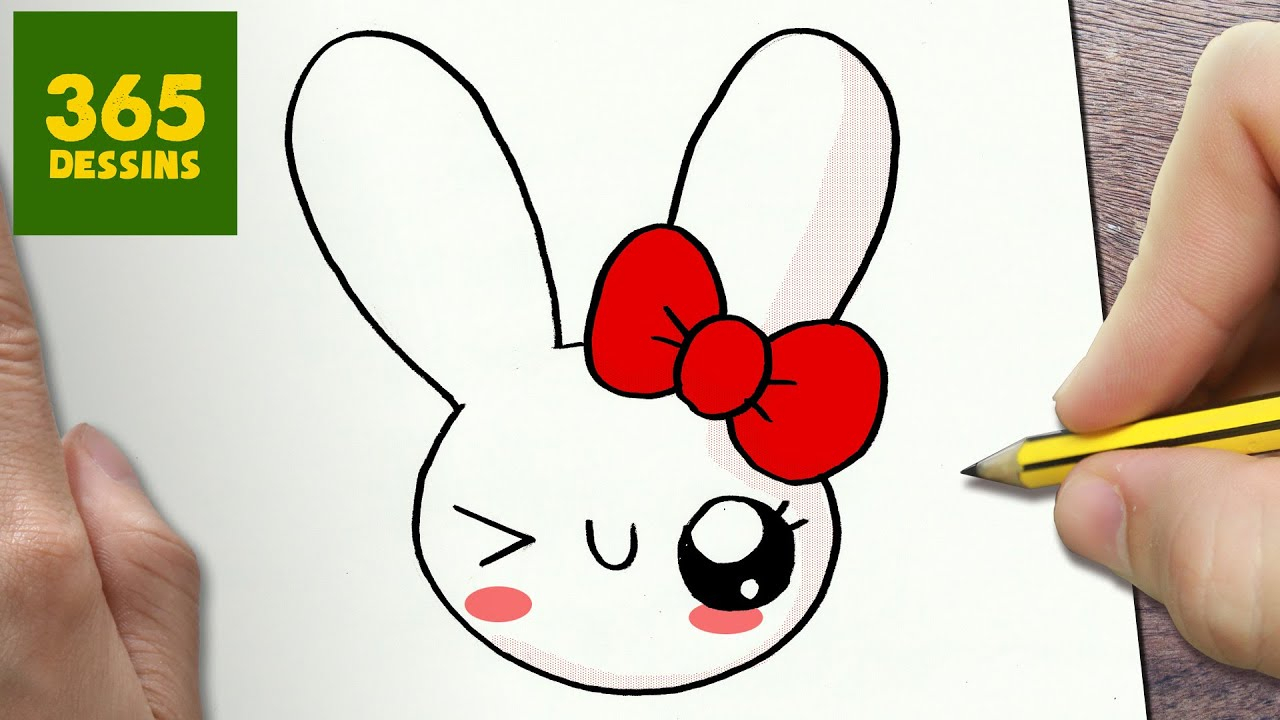 Comment Dessiner Lapin Kawaii Étape Par Étape - Dessins dedans 5 Dessin Facile A Faire