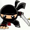 Comment Dessiner Ninja Kawaii Étape Par Étape - Dessins tout Dessin Tanjiro Facile,