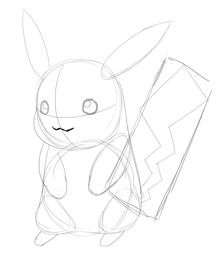 Comment Dessiner Pikachu | Dessin Pikachu, Comment pour À Dessiner Pikachu,