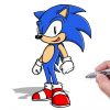 Comment Dessiner Sonic - Les Dessins Et Coloriage avec E Dessin Facile
