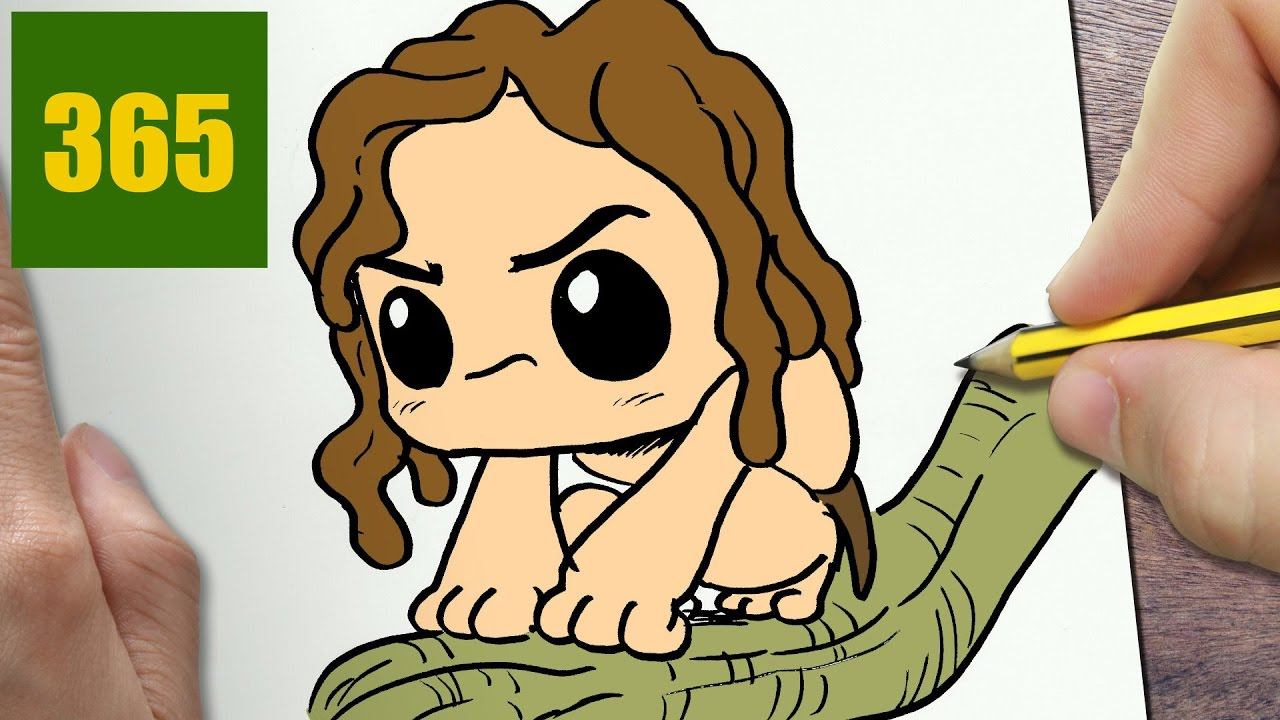 Comment Dessiner Tarzan Kawaii Étape Par Étape - Dessins pour Dessin Xxtenations Facile,