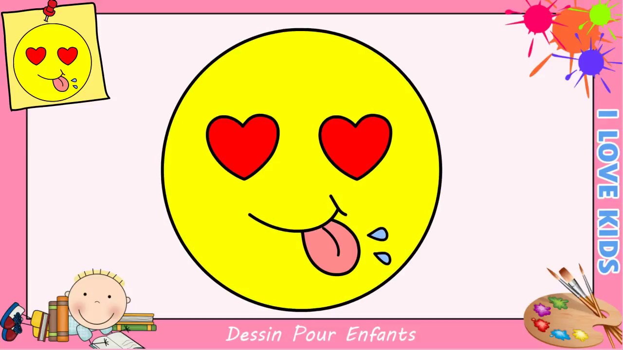 Comment Dessiner Un Emoji Kawaii &amp;amp; Facile Pour Enfants concernant Dessin Facile P