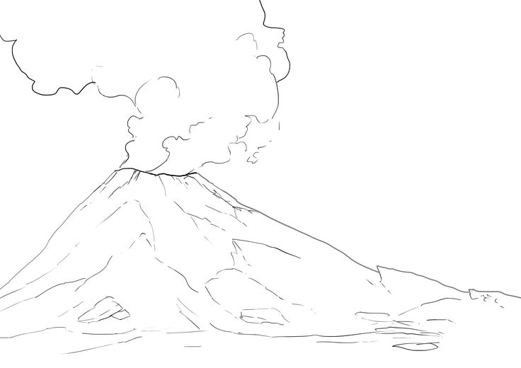 Comment Dessiner Un Volcan | Dessin, Comment Dessiner, Volcan intérieur Coloriage Comment Dessiner Un Lit