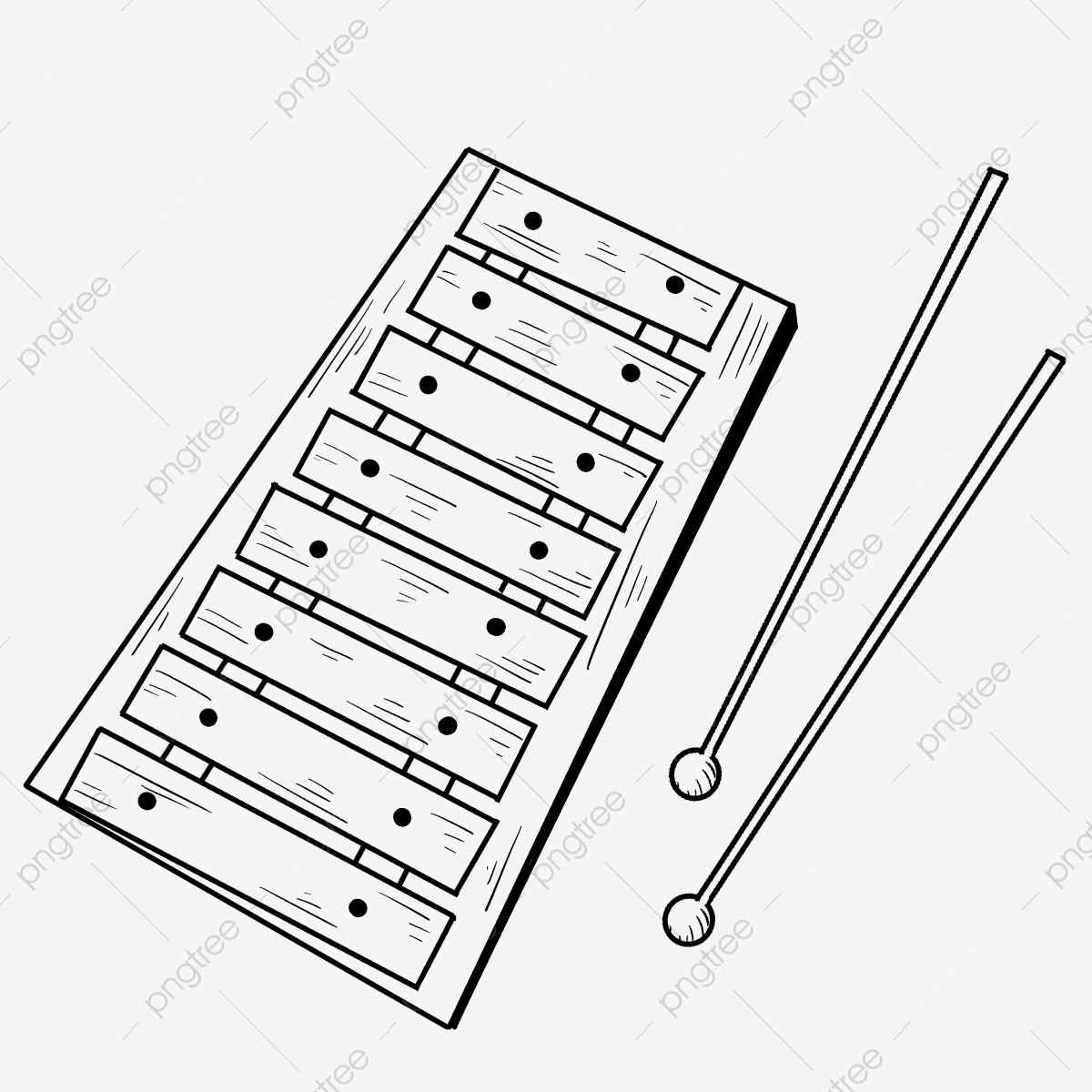 Comment Dessiner Un Xylophone - Les Dessins Et Coloriage pour Coloriage Xylophone