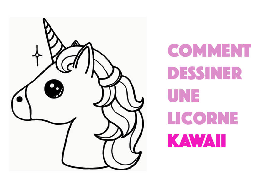 Comment Dessiner Une Licorne Kawaii | Méthode Facile à Coloriage D&amp;amp;#039;Excuse