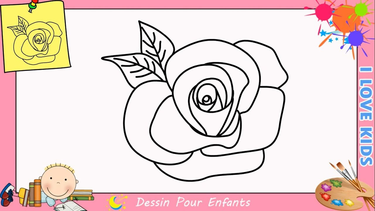 Comment Dessiner Une Rose Facilement Etape Par Etape Pour concernant Dessin 3D Facile Etape Par Etape