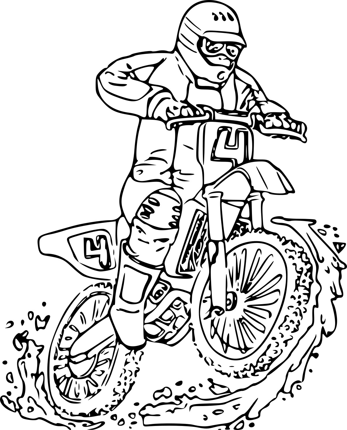 Confinement Covid-19 : Des Coloriages Motos À Imprimer serapportantà Quad Coloriage A Imprimer