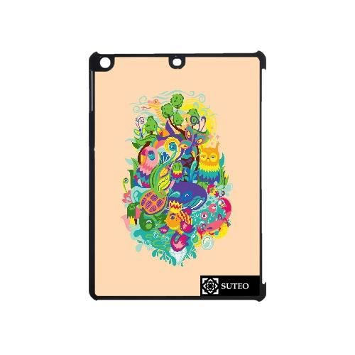 Coque Ipad Air - Dessin De Plusieurs Animaux - Ref 1170 avec Dessin Ipad,