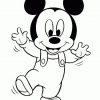 Cute Baby Mickey Mouse Coloring Pages | Printable Shelter pour Dessin Kawaii Mickey,