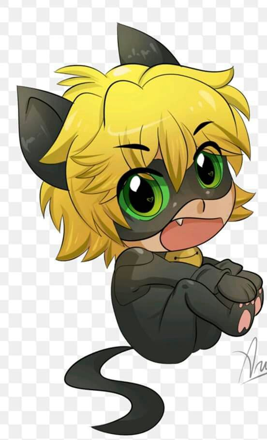 Cute Chat Noir ️ ️ ️ | Miraculous Ladybug Anime dedans Dessin Kawaii Chat,