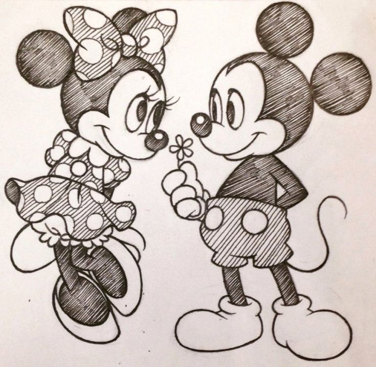 Cute Love Coloring Pages En 2020 | Dessin Mickey, Dessins intérieur Dessin Kawaii Mickey,