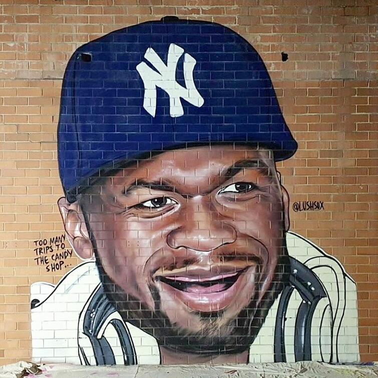 Художник Троллит 50 Cent, Рисуя Его В Нелепых Образах, И à Dessin 50 Cent,