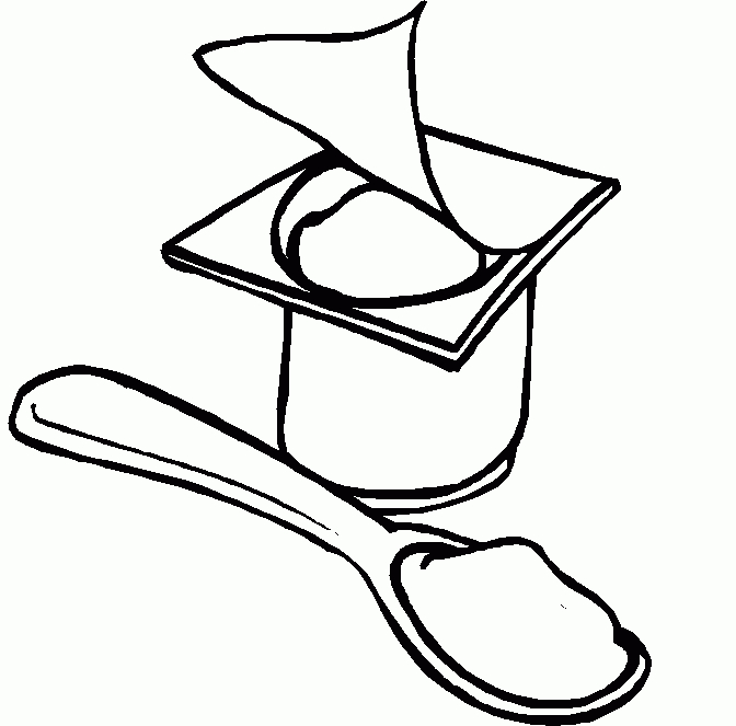 Dairy Products Coloring Pages | Crafts And Worksheets For dedans Coloriage Yaourt