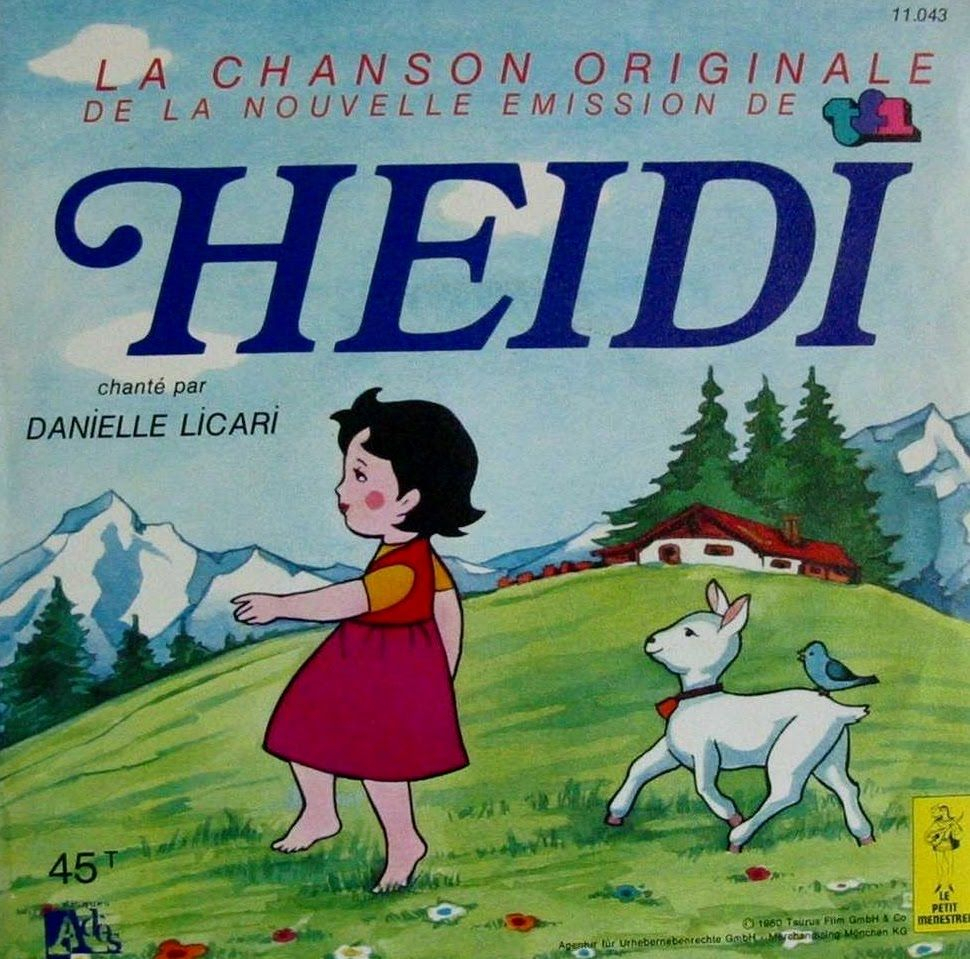 Danielle Licari - Heidi (Générique) | Dessin Animé, Animé destiné Generique 80 Dessin Animé,