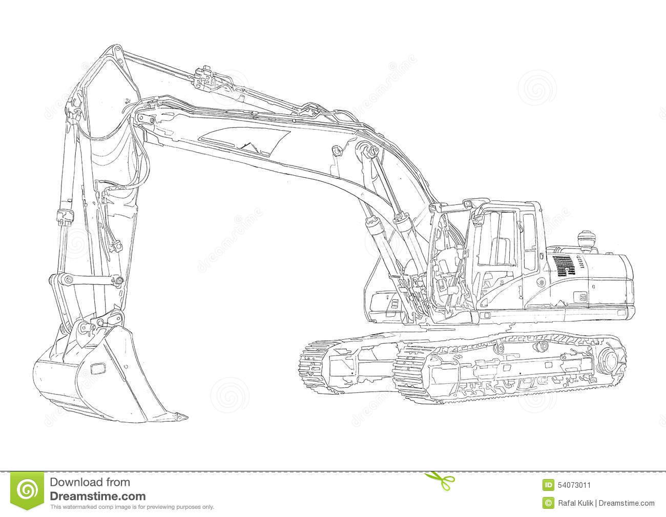 De Schets Van De De Kunsttekening Van De intérieur W Motors Coloriage