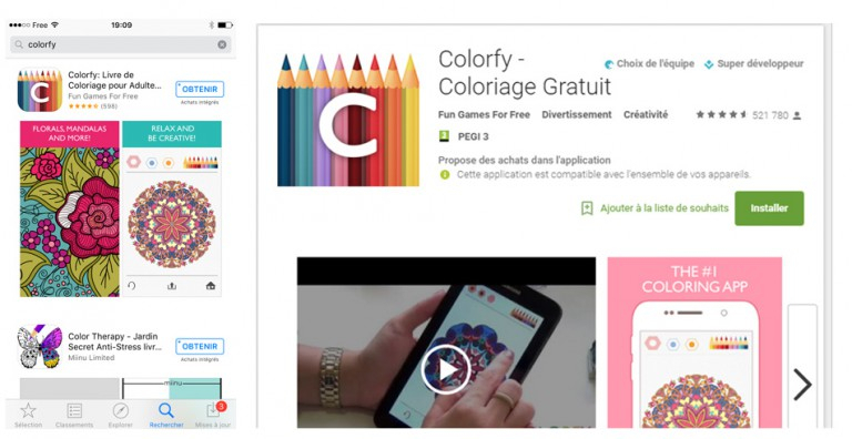 Découvrez Colorfy, Une Appli De Coloriage Pour Adulte Sur tout Coloriage Ipad,