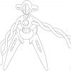 Deoxys Pokemon Coloring Page | Free Printable Coloring Pages avec Coloriage Normal,
