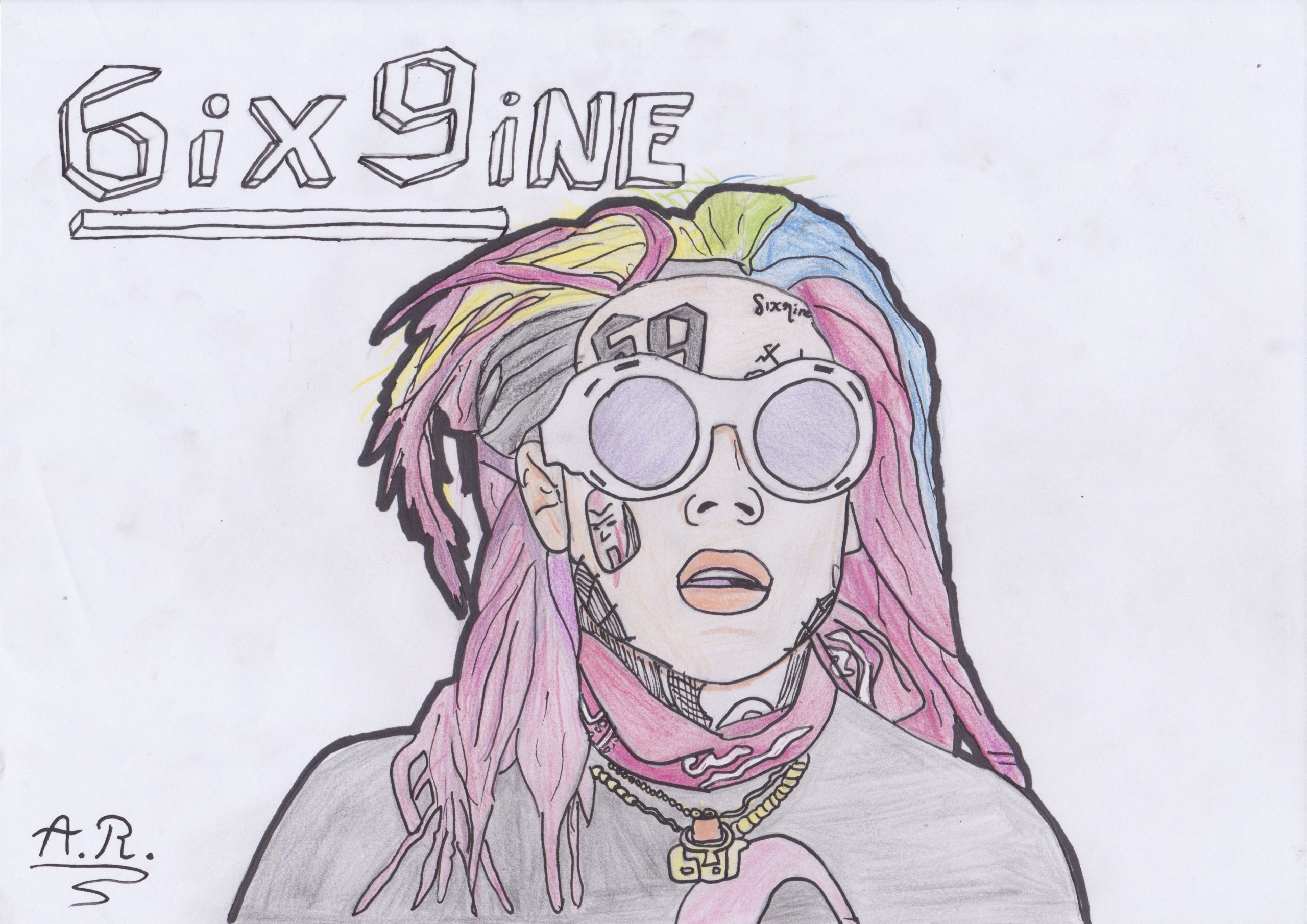 Dernière Dessin 6Ix9Ine Facile - The Vegen Princess concernant Dessin 6Ix9Ine,