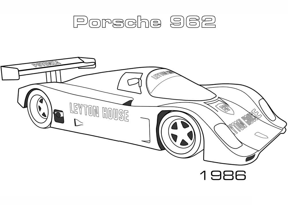 Desenhos De Porsche Para Colorir, Pintar E Imprimir intérieur Coloriage Porsche 911 Dessin Facile