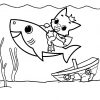 Desenhos Do Baby Shark Para Imprimir E Colorir - Dicas concernant Coloriage Baby Shark,