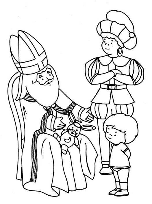 Dessin A Colorier De St Nicolas - Page 2 dedans Dessin 2 St,