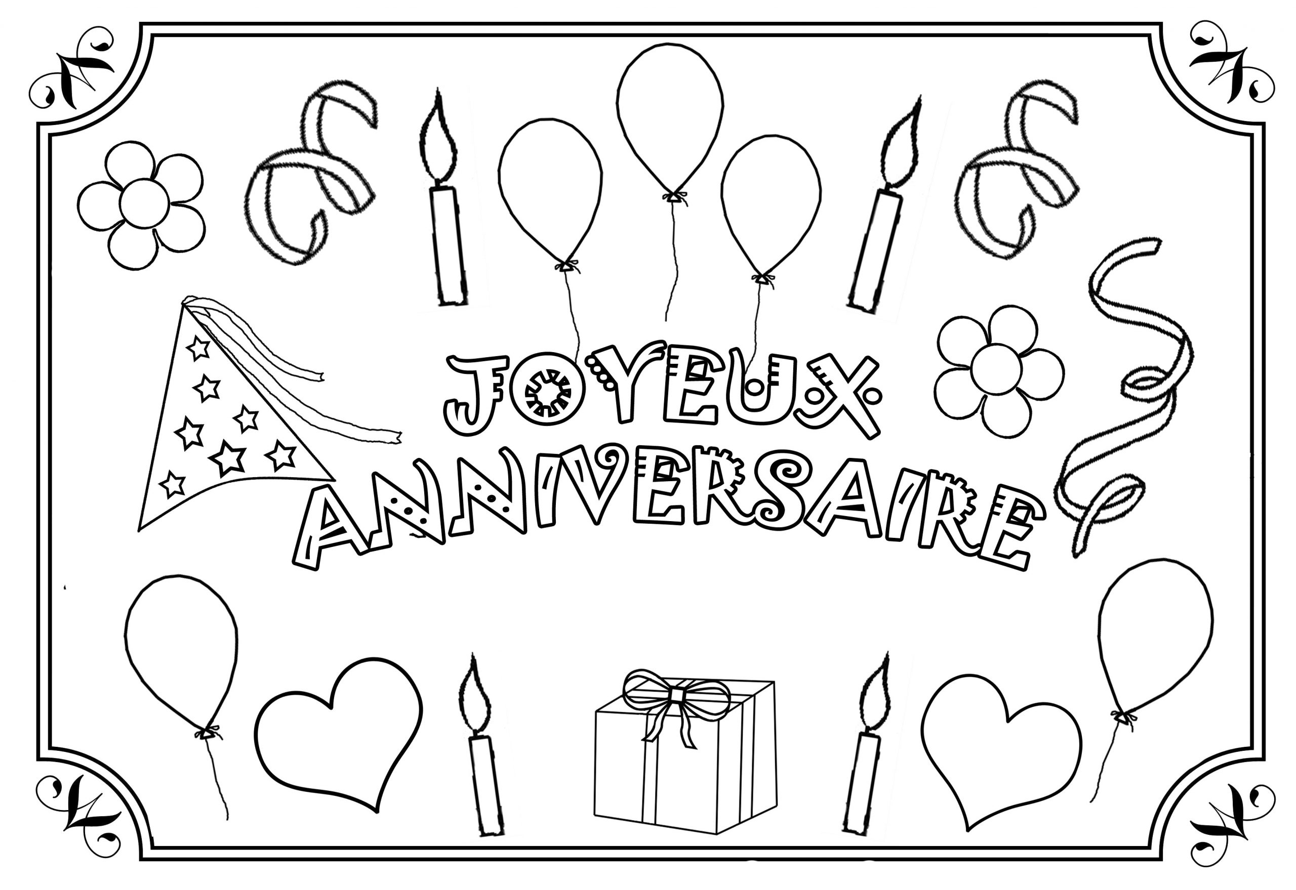 Dessin À Colorier Joyeux Anniversaire 9 Ans tout Coloriage Pour 9 Ans