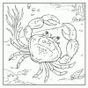 Dessin À Colorier Mer Et Marin, Le Crabe intérieur Coloriage Sous Les Mers Dessin Animé