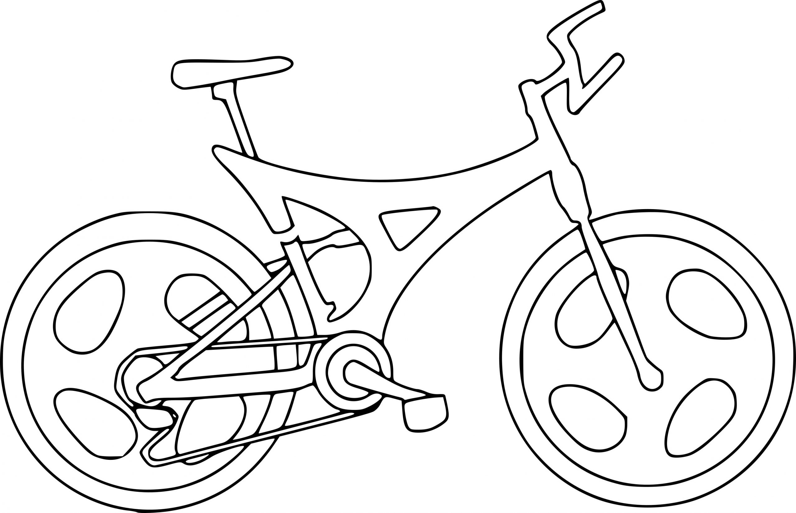 Dessin À Imprimer: Coloriage Imprimer Velo dedans Coloriage Dessin Vtt