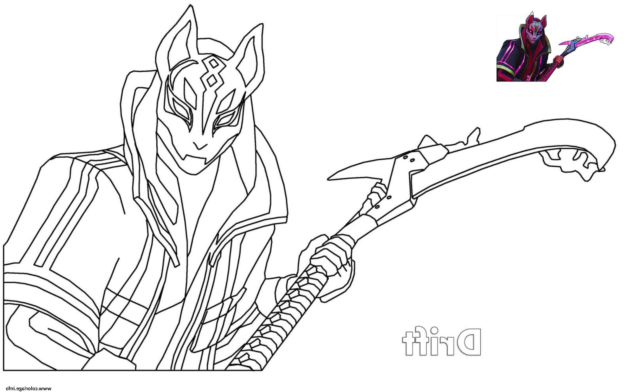 Dessin À Imprimer: Dessin De Fortnite Saison 8 Skin A Imprimer destiné Fortnite Saison 5 Coloriage