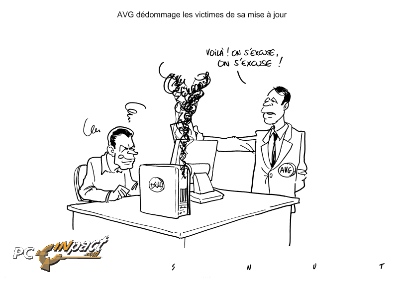 Dessin : Avg Offre 1 An D'Antivirus Aux Victimes De Sa pour 50 Dessin En 1 Jour,