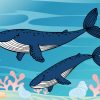 Dessin De Baleines Colorie Par Membre Non Inscrit Le 31 De destiné Dessin Baleine